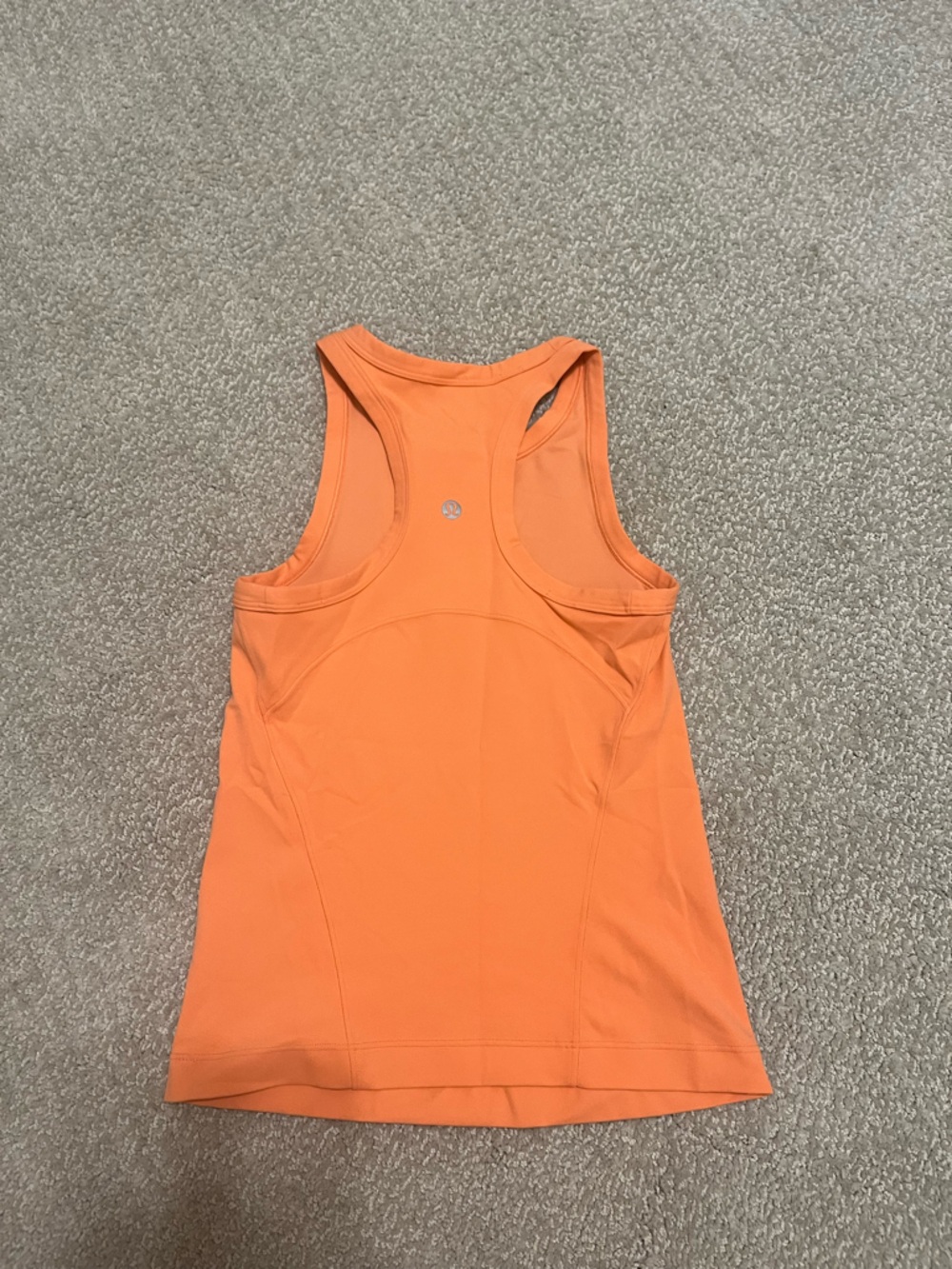 Lululemon size 2 orange tank top
